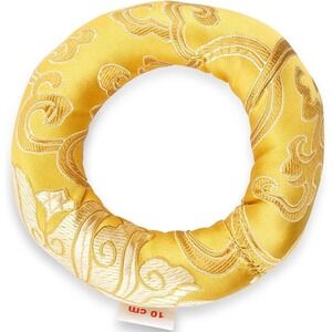 4 & 5 (2pc)inch Silk Brocade‎ Cushion for Tibetan Singing Bowl Handmade in Nepal